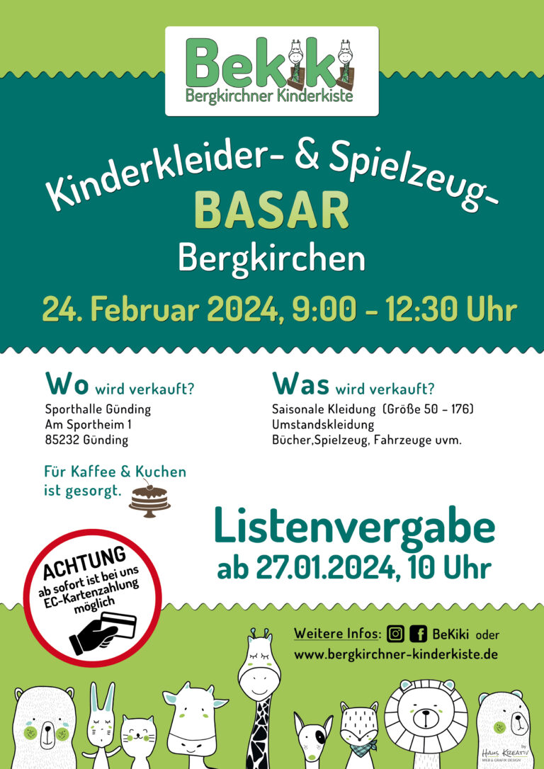 Save the date – 27.01.2024 Listenvergabe!
