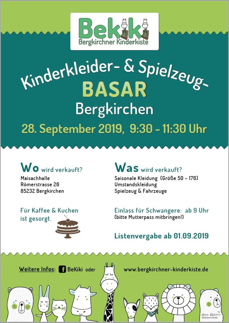 Nächster Kleidermarkt am 28.09.2019